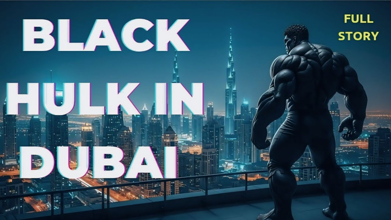BLACK HULK IN DUBAI 😲 | From America to Dubai | Full Story#aivideo 