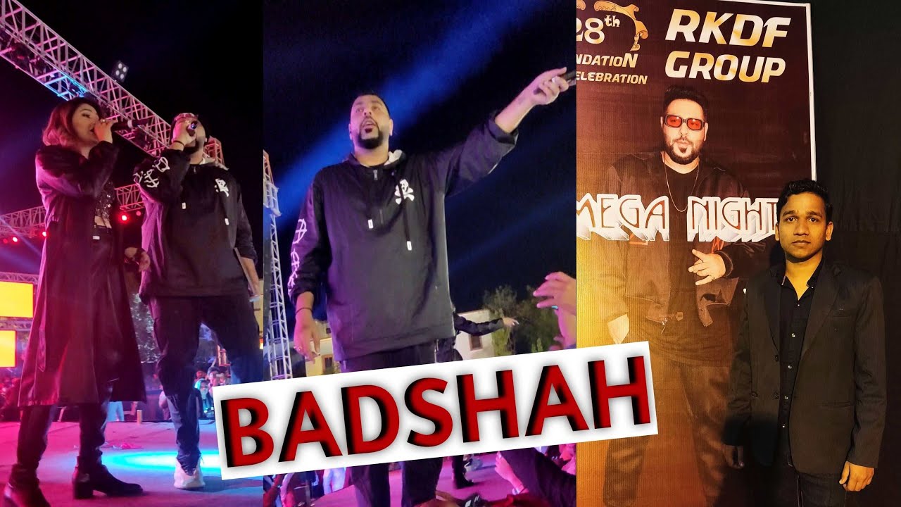 BADSHAH & Aastha Gill Live Performing In RKDF University Bhopal