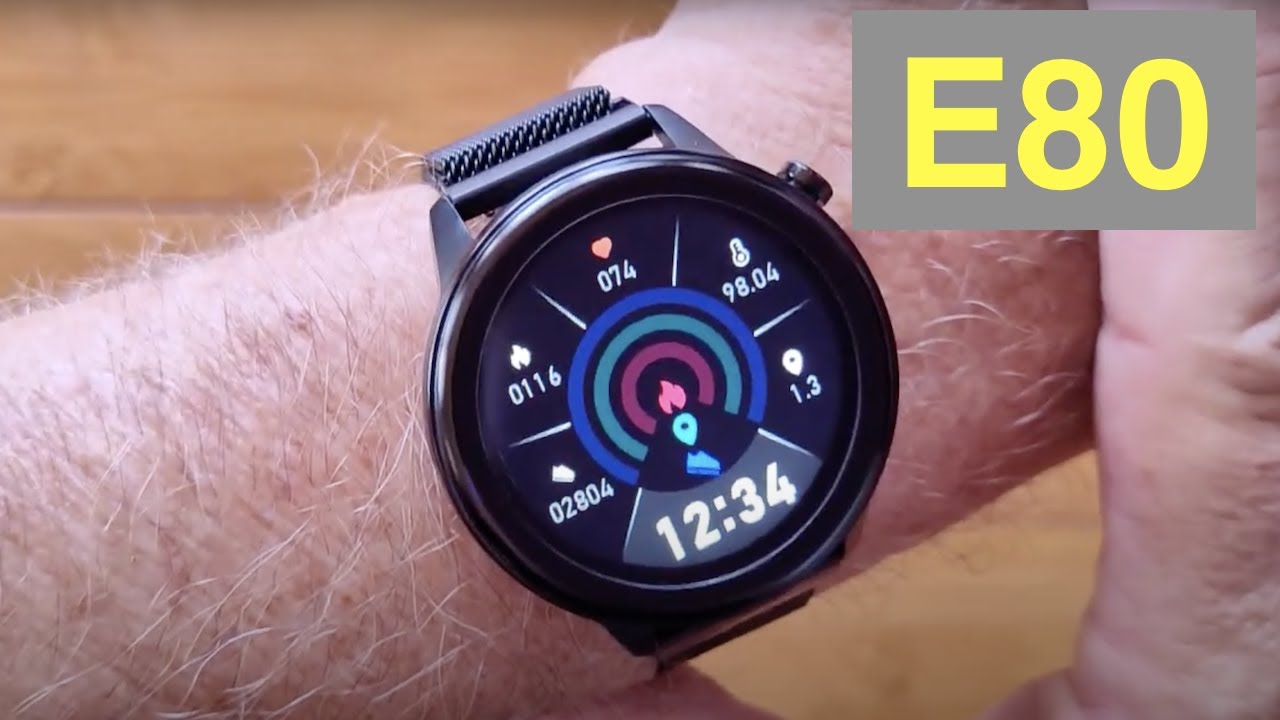 FIYPO E80 Continuous Temperature IP68 Waterproof ECG Charts SpO2 Health Smartwatch: Unbox & 1st Look