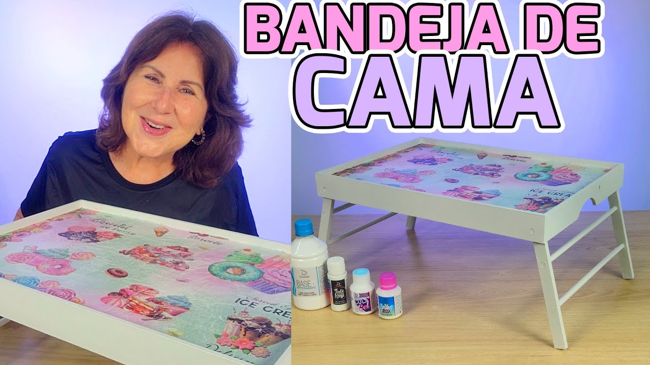 Bandeja para Cama com Papel Seda