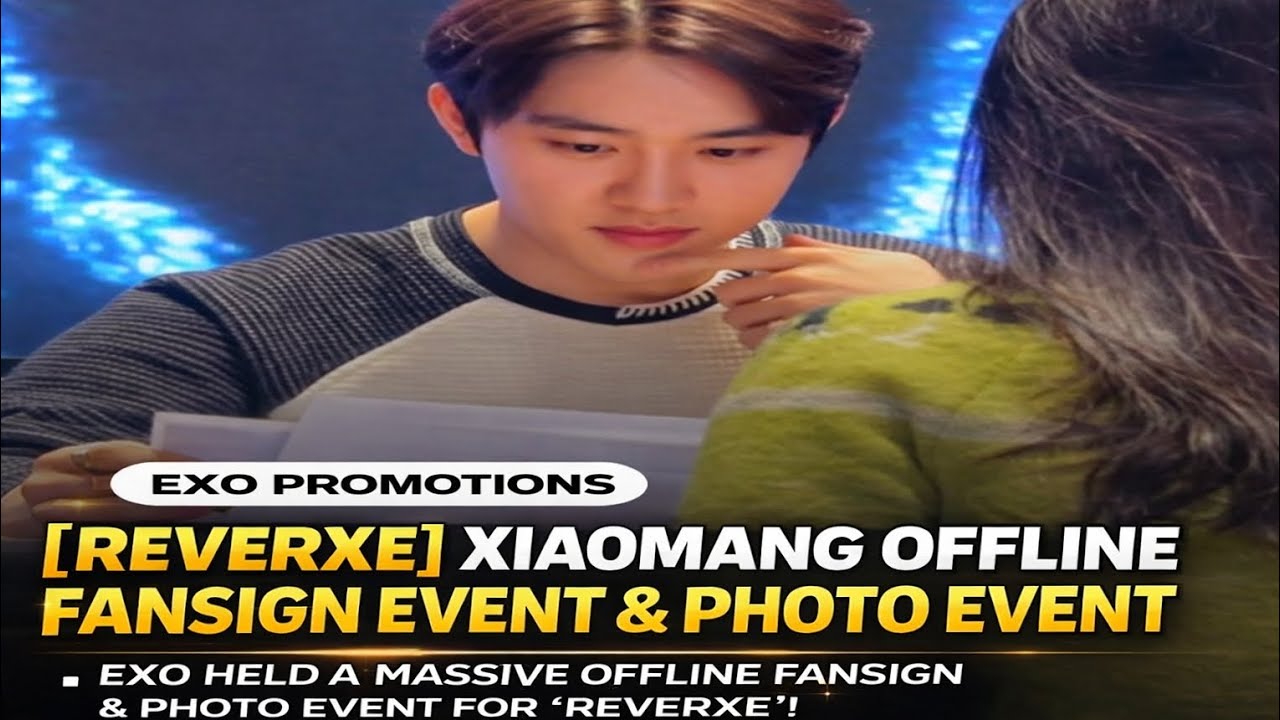 ✨ EXO's Xiao Dejun Shines at REVERXE Album Fansign Event! 💚🎤 #japan #kpop #japanese #korean #exo 