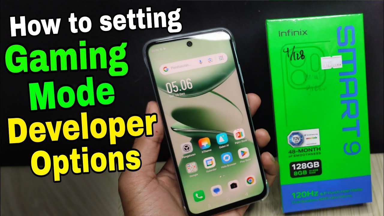 Как настроить игровой режим разработчика на Infinix Smart 9 | Игровой режим Infinix Smart 9