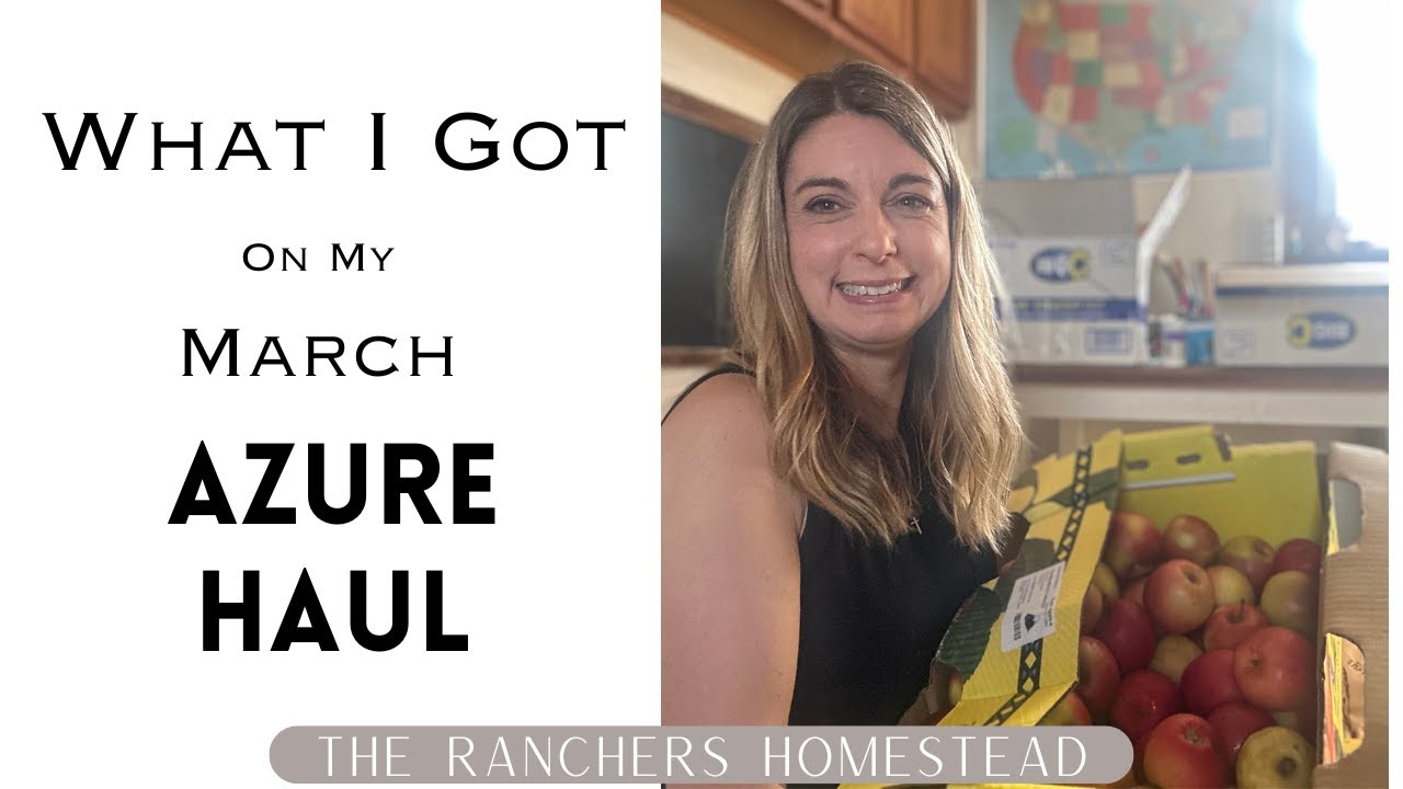 What I Got On My March Azure Haul