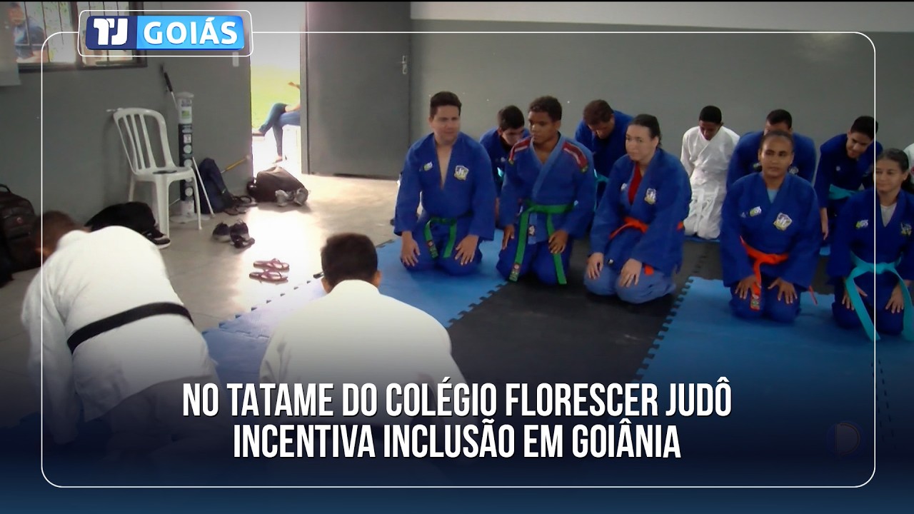 NO TATAME DO COLÉGIO FLORESCER JUDÔ INCENTIVA INCLUSÃO EM GOIÂNIA