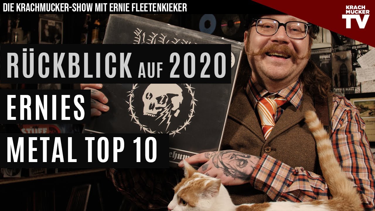 Der METAL RÜCKBLICK 2020: Ernies damalige Metal TOP 10 auf dem Prüfstand | Krachmucker TV