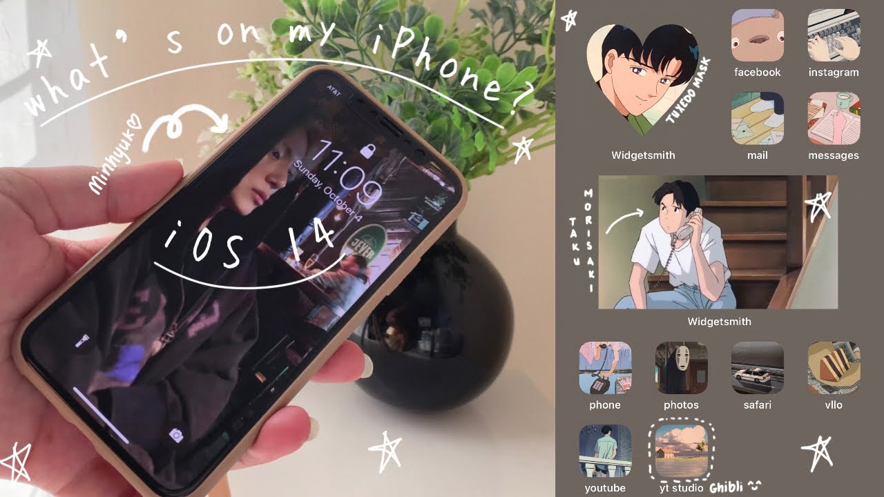 что на моем iPhone, версия iOS 14 | Студия Ghibli / аниме эстетика