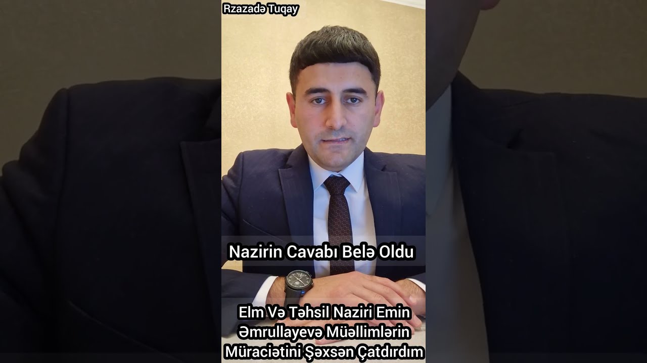Müəllimləri Ən Çox Narahat Edən Məsələ İlə Bağlı Elm Və Təhsil Naziri Emin Əmrullayev-ə Sual Verdim.