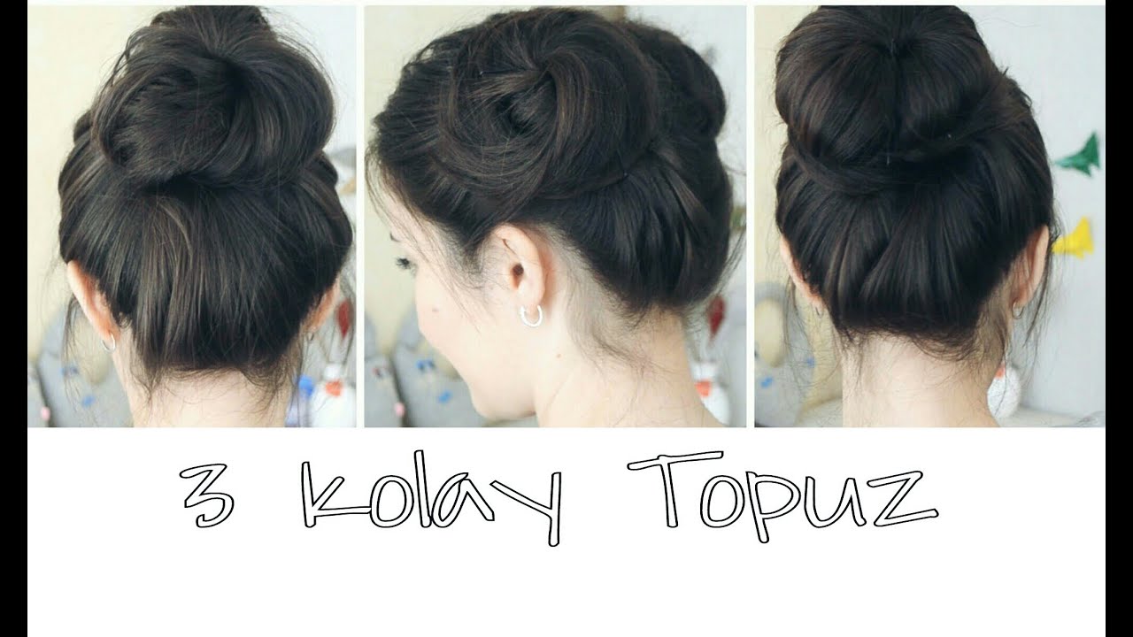 Kolay Günlük Topuz Modelleri | Güzellik Yayını