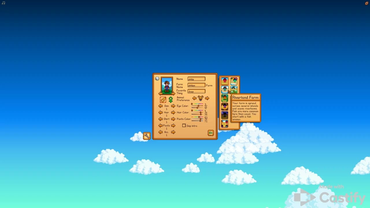 me playing Stardew valley