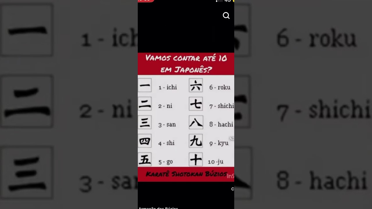 Como contar 10 em japon&ecirc;s ￼