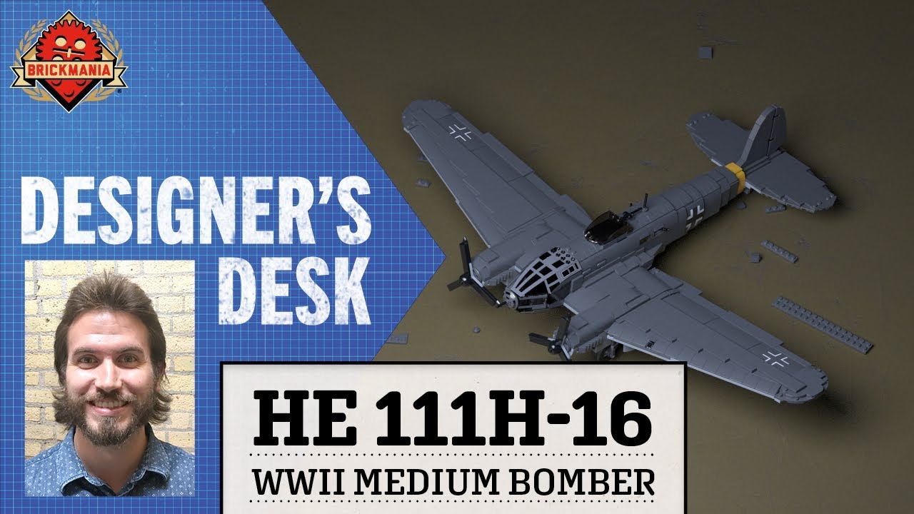 At The Designer’s Desk - HE 111H-16 - Custom Military Lego