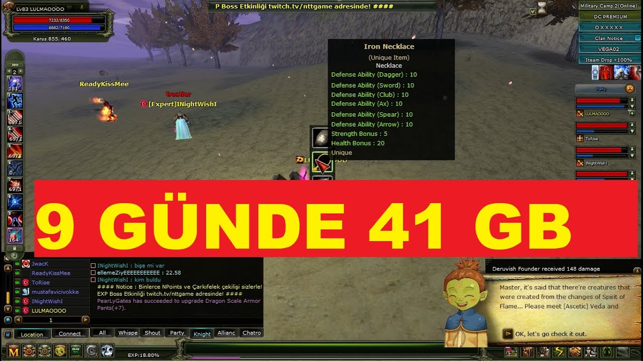 KNİGHT ONLİNE - VEGA - 50x BOS 50x DROP  VOL - 11