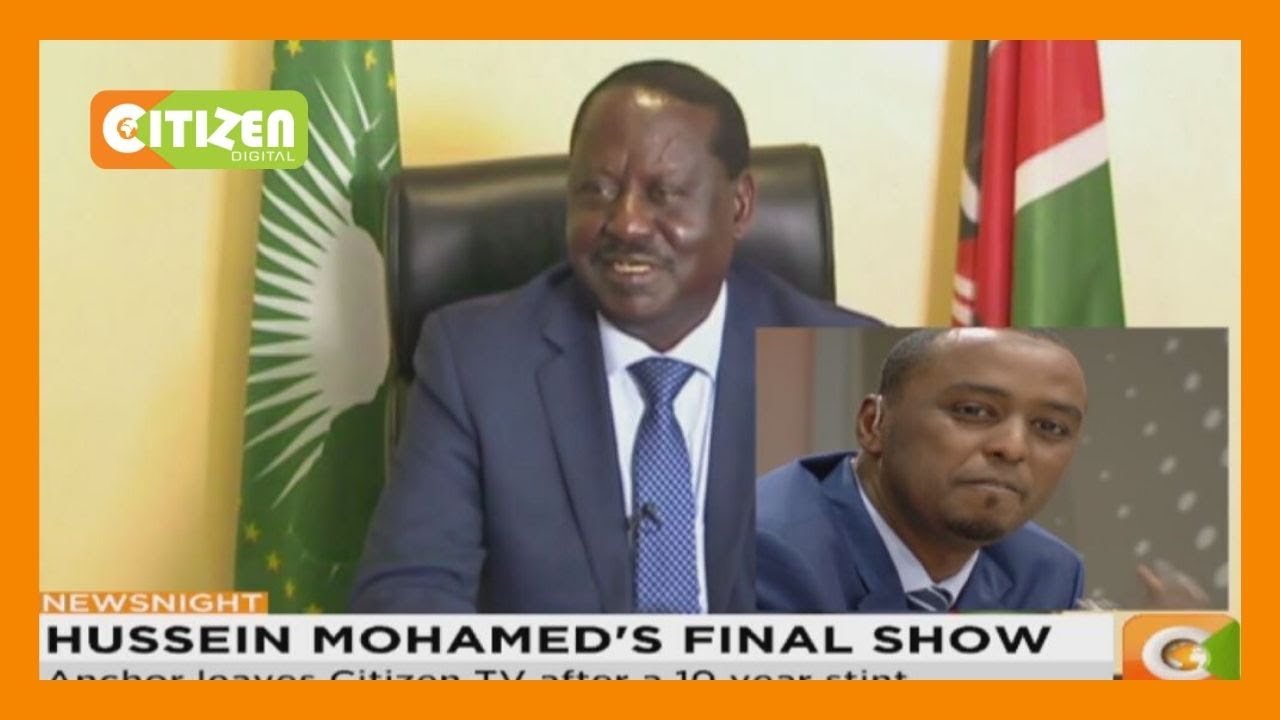 Outpouring farewell messages, admirations for Hussein Mohamed as he leaves Citizen TV