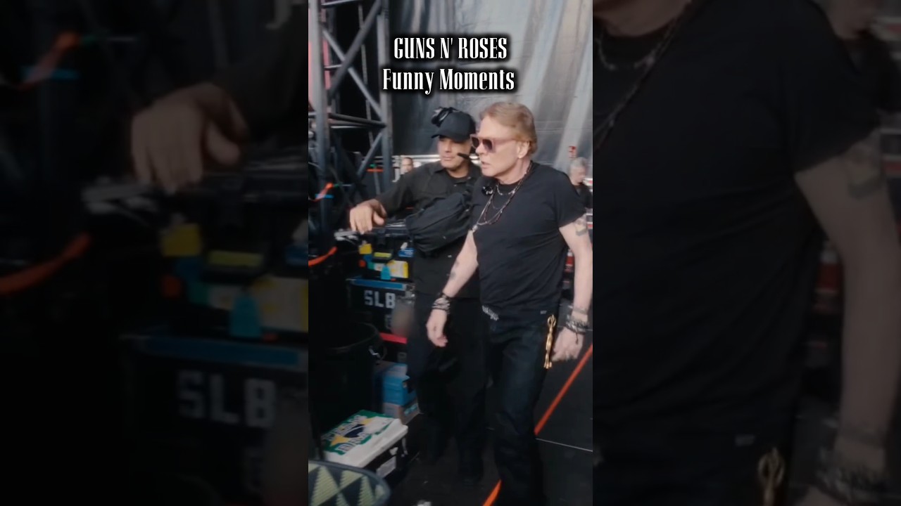Guns N' Roses: забавные моменты, тур по Азии, Ближнему Востоку и Европе 2025 #gunsnroses #axlrose...