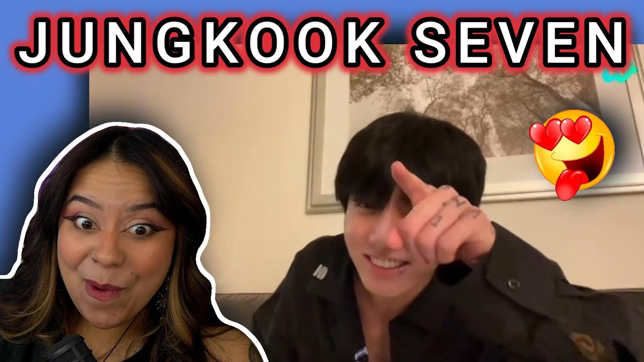 Jungkook Singing Seven Live On Weverse | first time REACTION!!😍🥵