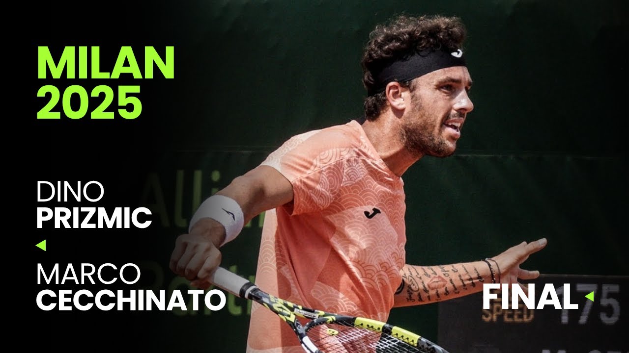 Dino Prizmic vs Marco Cecchinato | Milan 2025 Final | ATP Highlights
