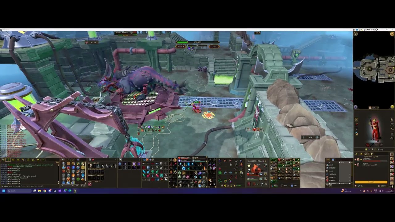 58.2 raksha melee/magic