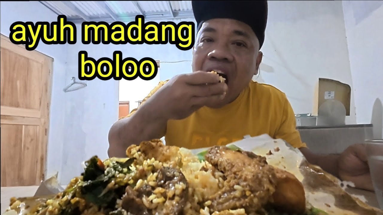 Madang kro ayam goreng tambah rendang