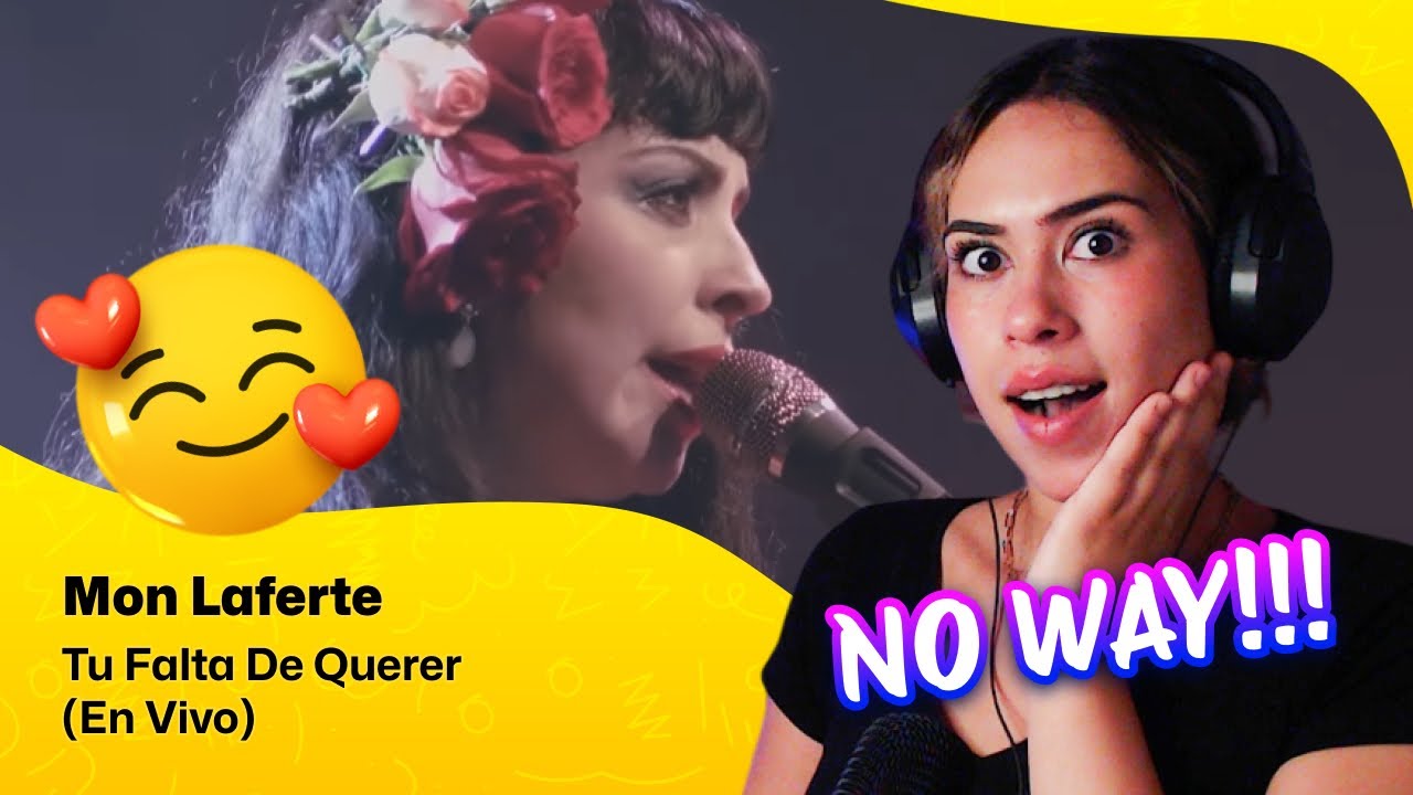 Reaction ▷  Mon Laferte - Tu Falta De Querer (En Vivo)