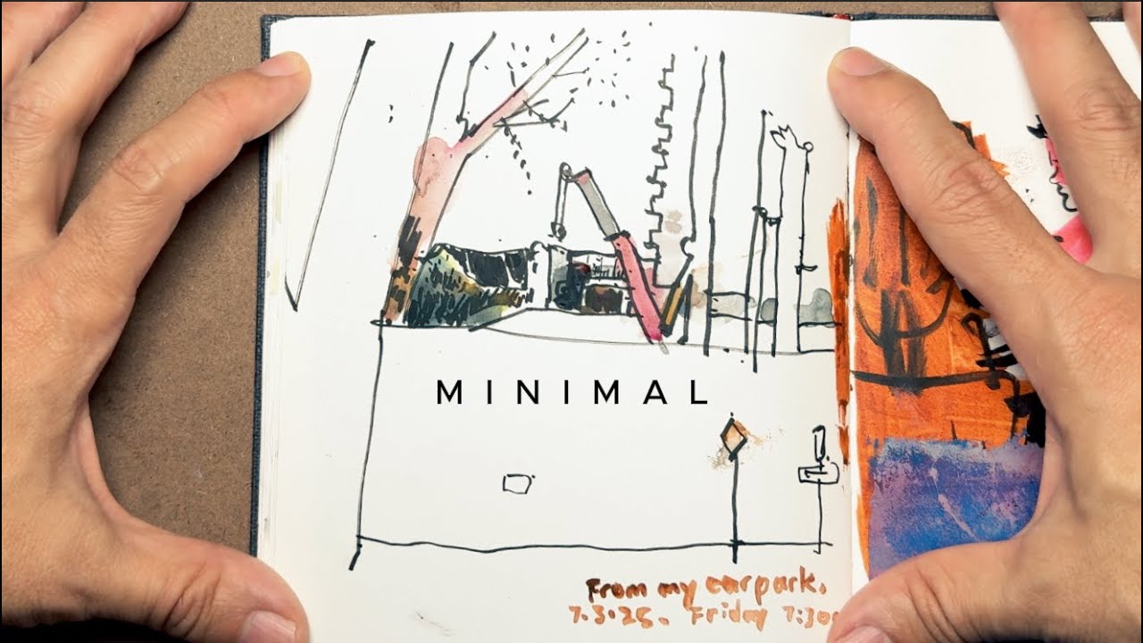 How to sketch in a minimal way