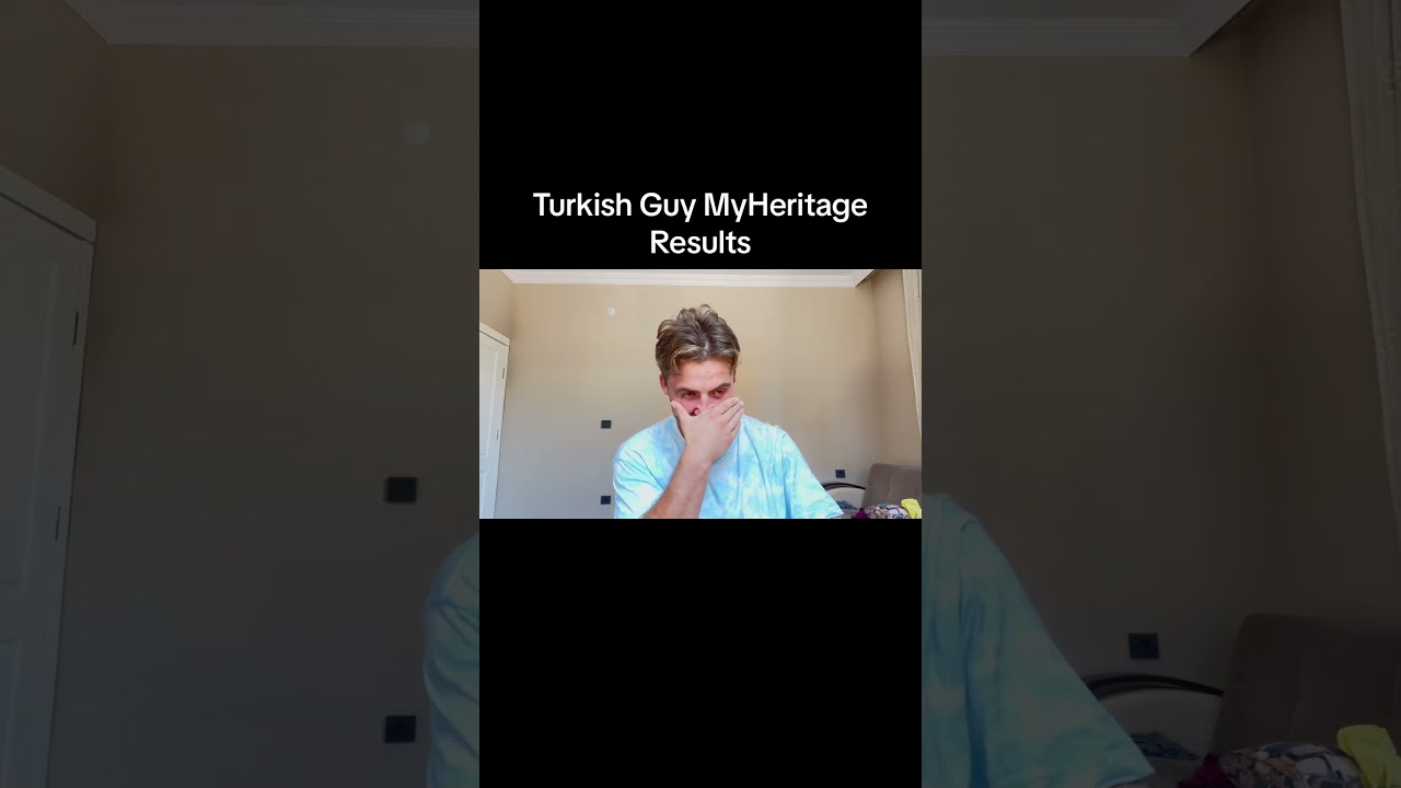 Turkish Guy revealing shocking MyHeritage results.  #myheritage #dna #genetics
