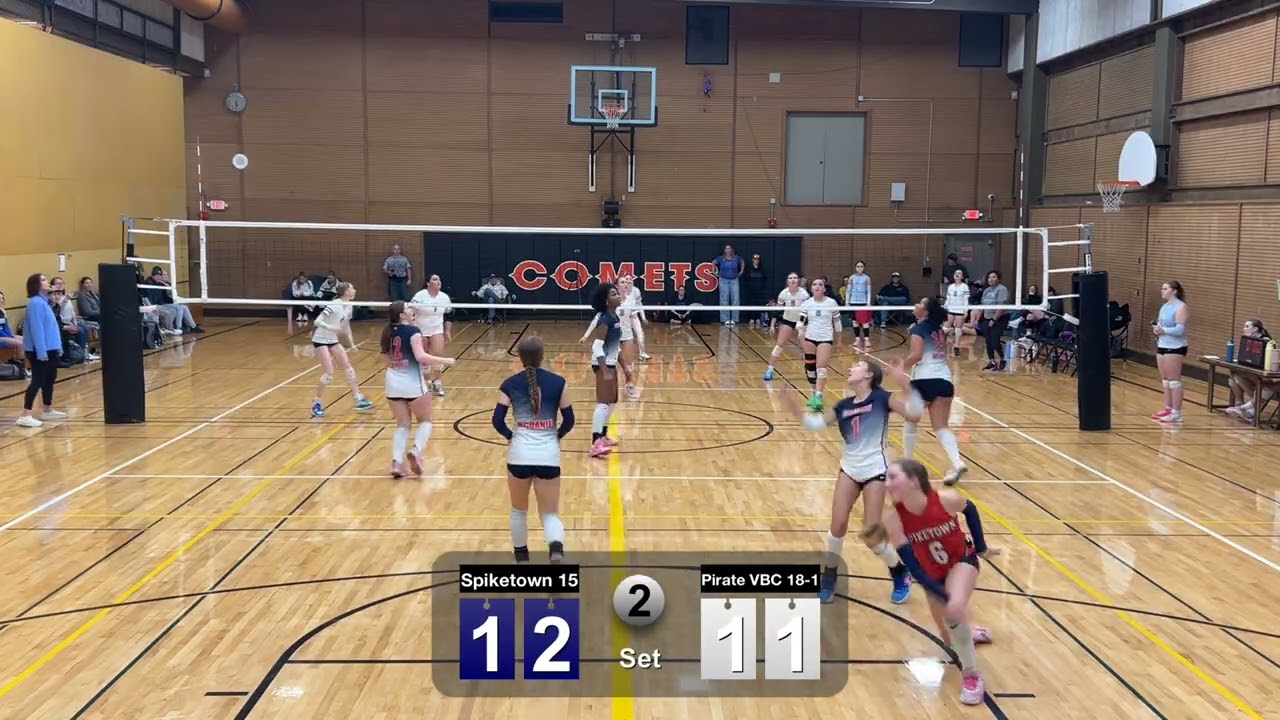 Spikefest Pool Play Spiketown 15 v Pirate VBC 18-1 Set 2