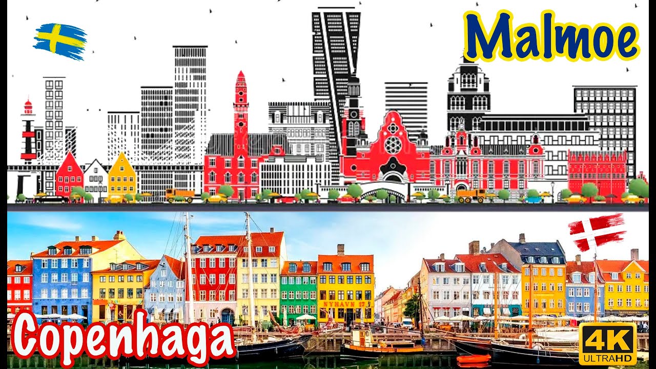 Copenhaga e Malmoe | 4K Ultra HD | Dezembro 2025