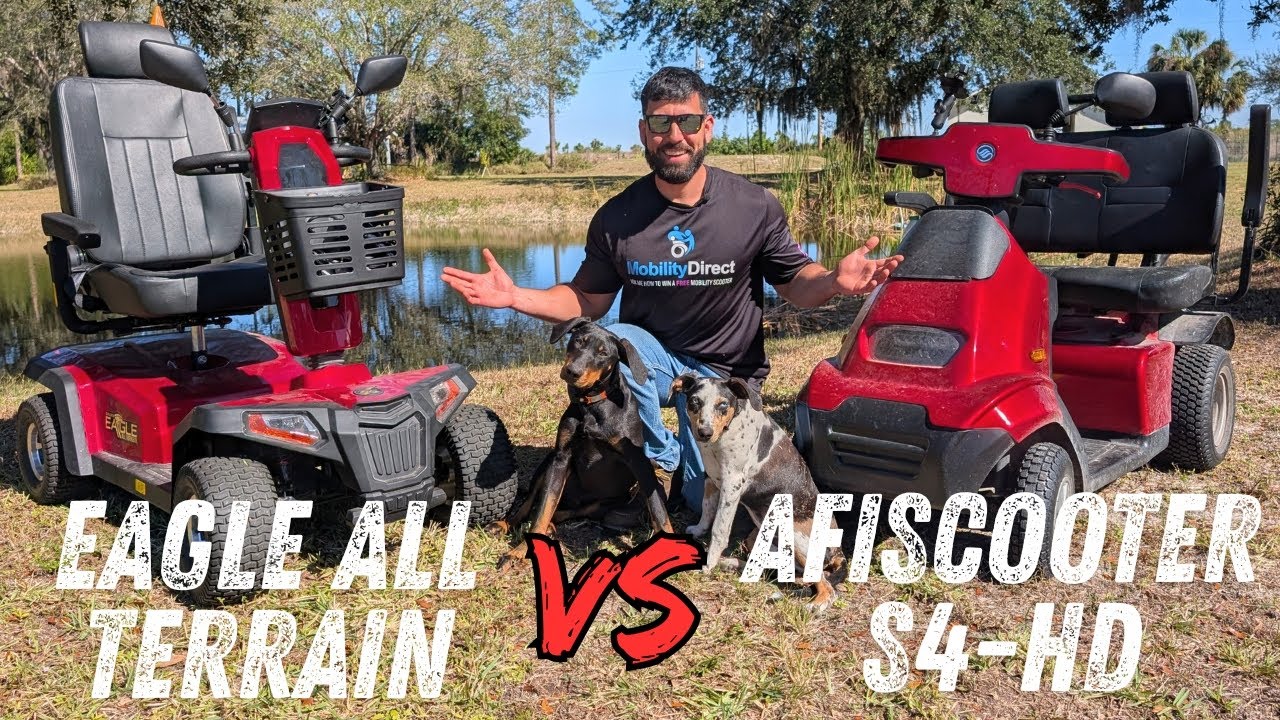 Eagle All-Terrain против Afikim S4 HD: какой внедорожный скутер для людей с ограниченной подвижно...