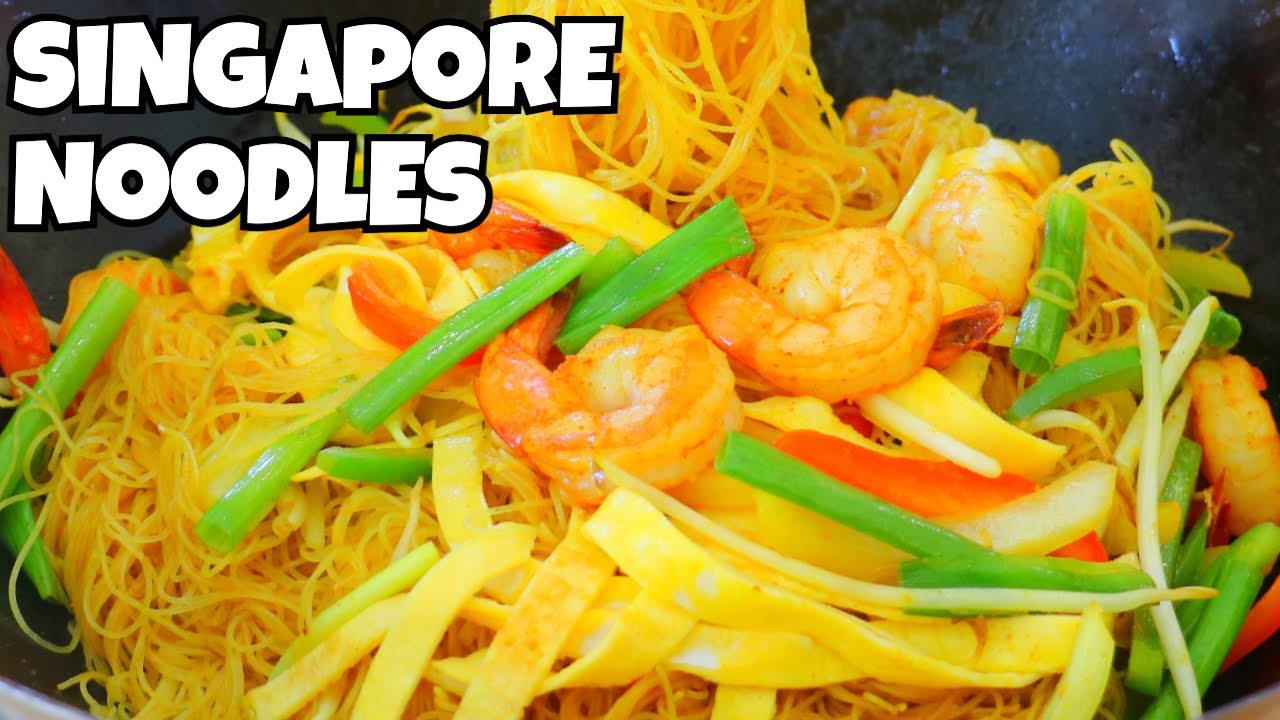 30-Min Singapore Noodles–BETTER Than Takeout!