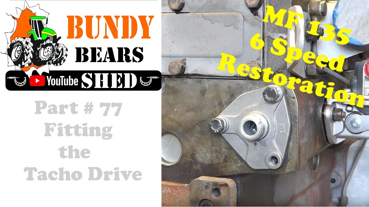 Massey Ferguson 135 Speed ​​Restoration #77 Установка привода тахометра/счетчика моточасов