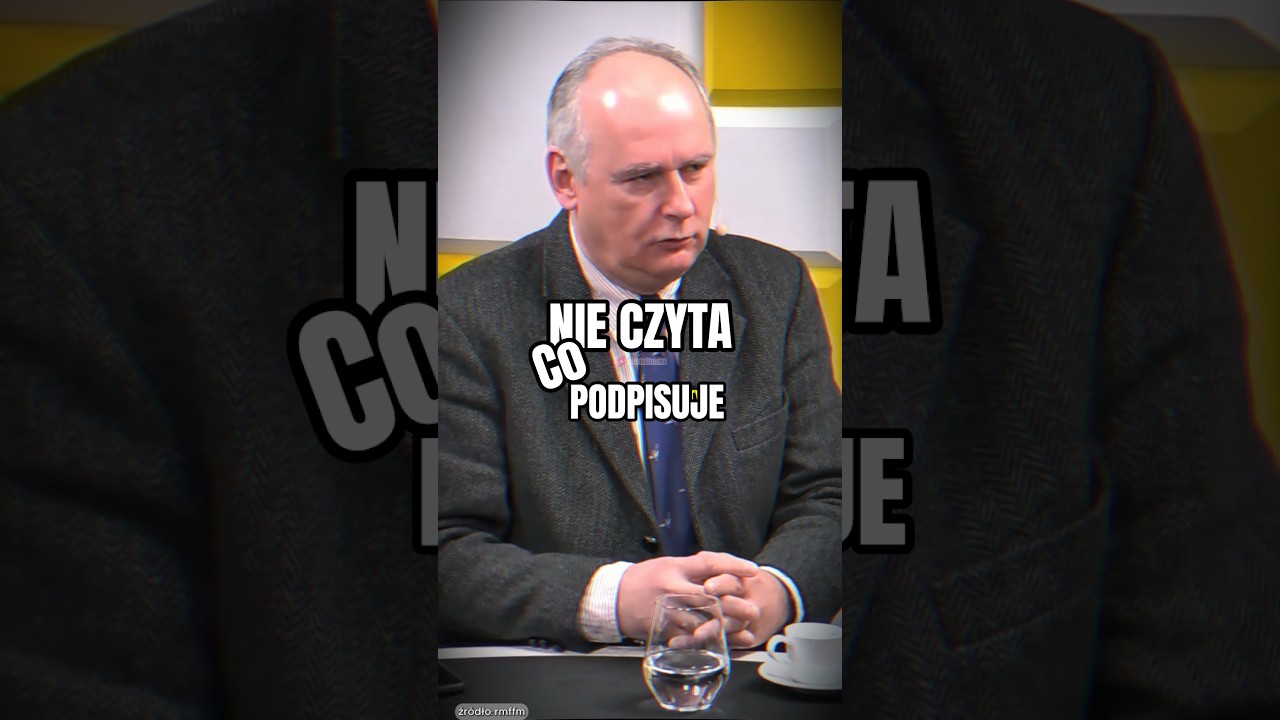Zalewski przyłapany na podpisywaniu bez czytania #polityka #sejm