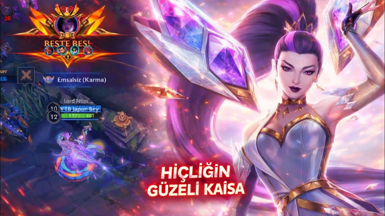 WİLD RİFT KAİSA HİÇLİĞİ DİZE GETİREN GAMEPLAY