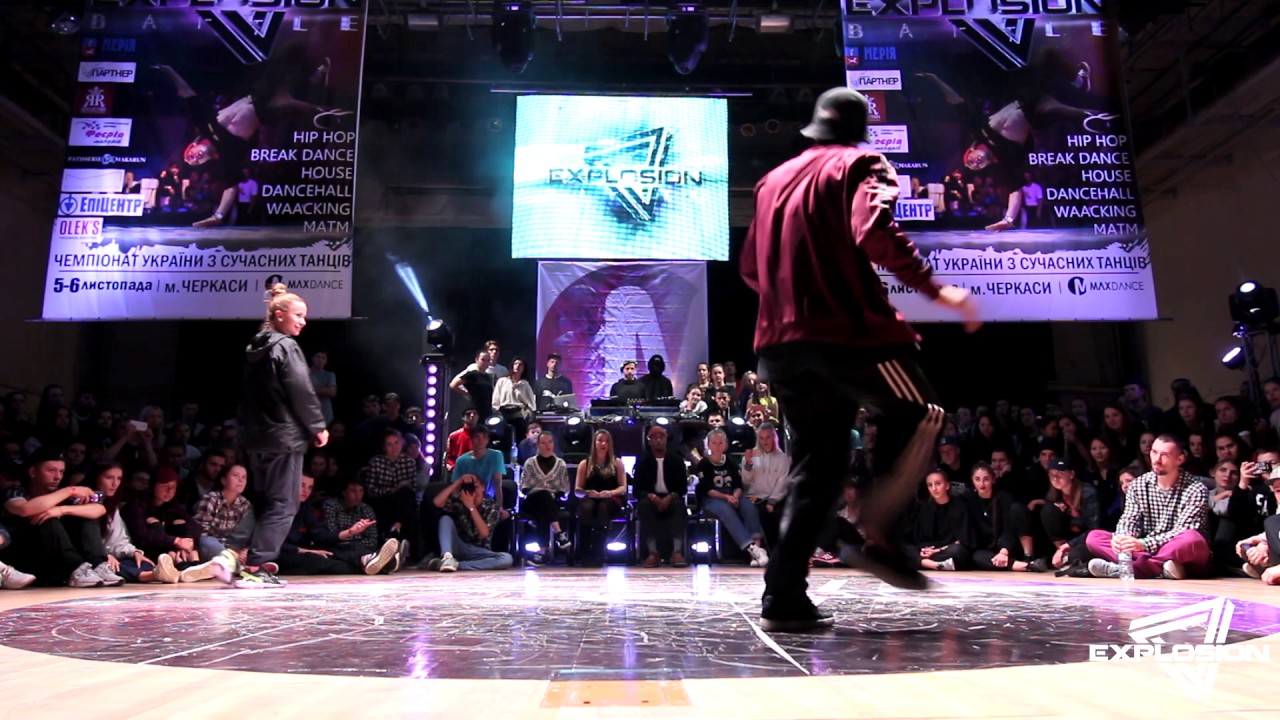 Nastya vs Andrey Stylez - Hip Hop 1/2 Adults | Explosion Battle 2016 | Cherkassy, Ukraine
