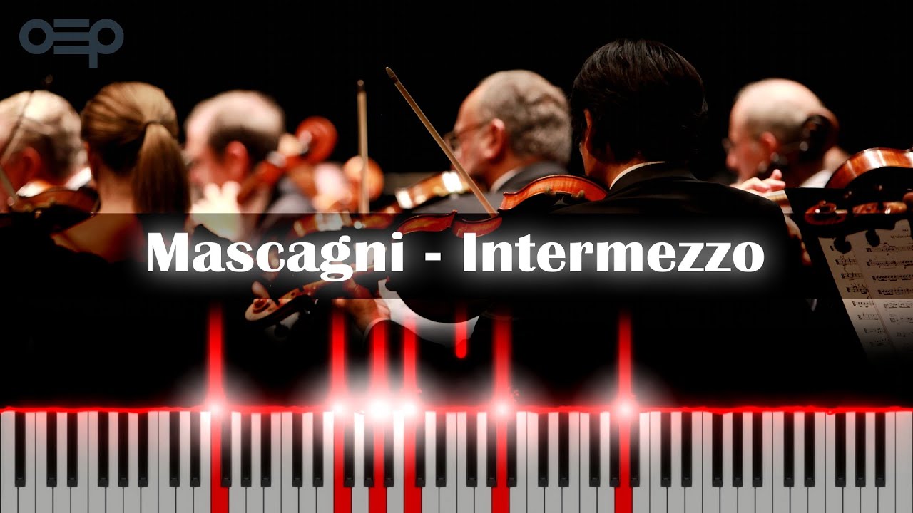 Mascagni - Intermezzo | Classical Music with MIDI Visualizer 4K