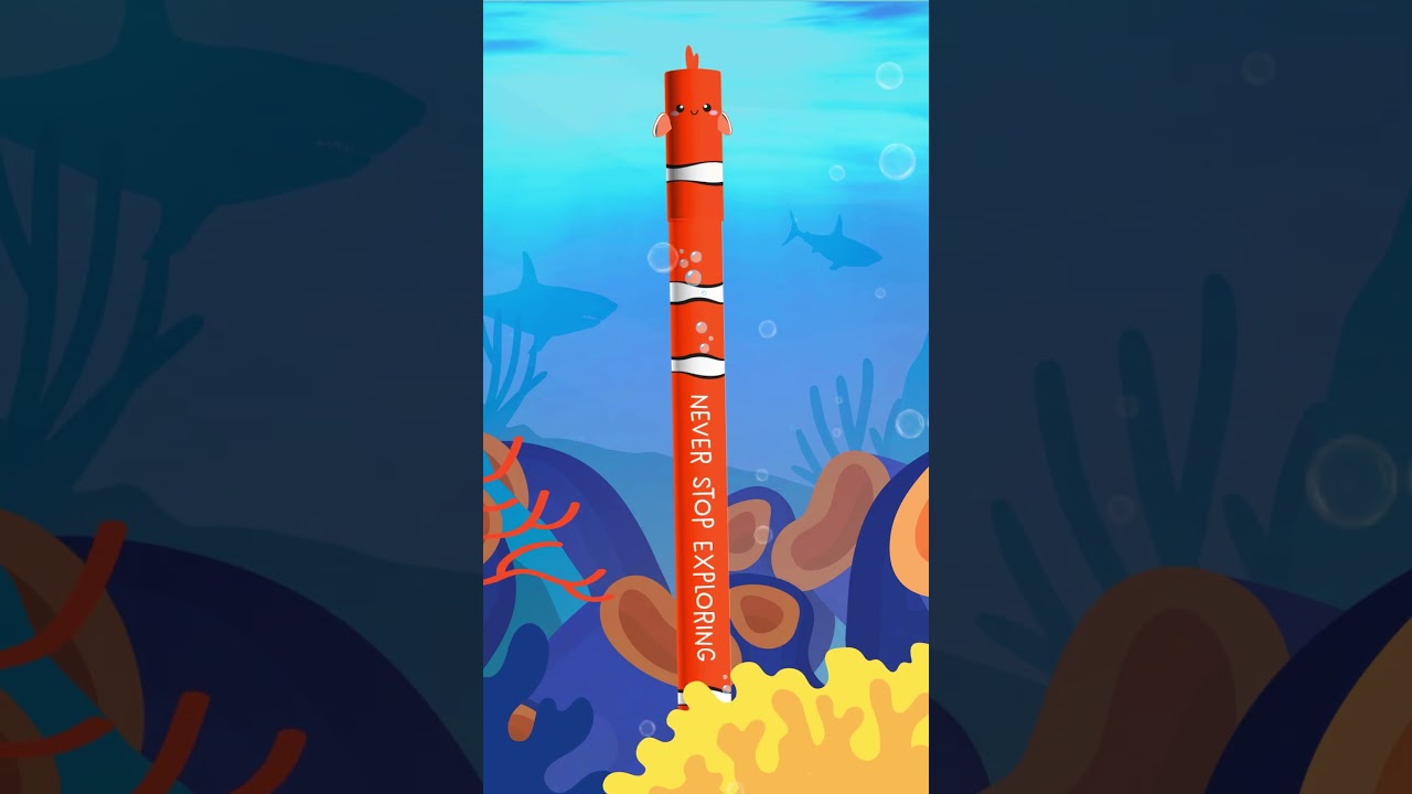 🐢🐠🐚 ERASABLE PEN UNDER THE SEA 🐢🐠🐚 #GoodVibes