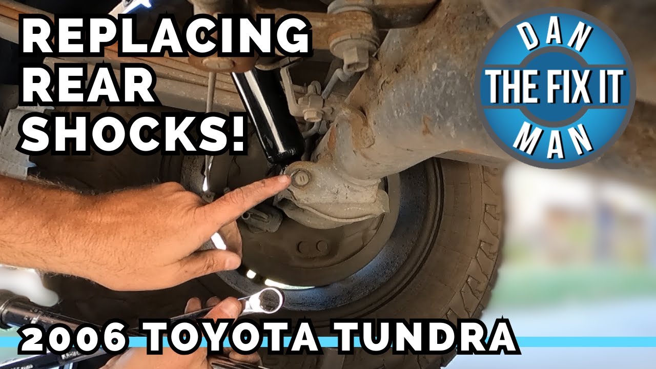 2000 - 2006 Toyota Tundra Rear Shock Replacement - How to Replace Rear Shocks 1st Gen Tundra