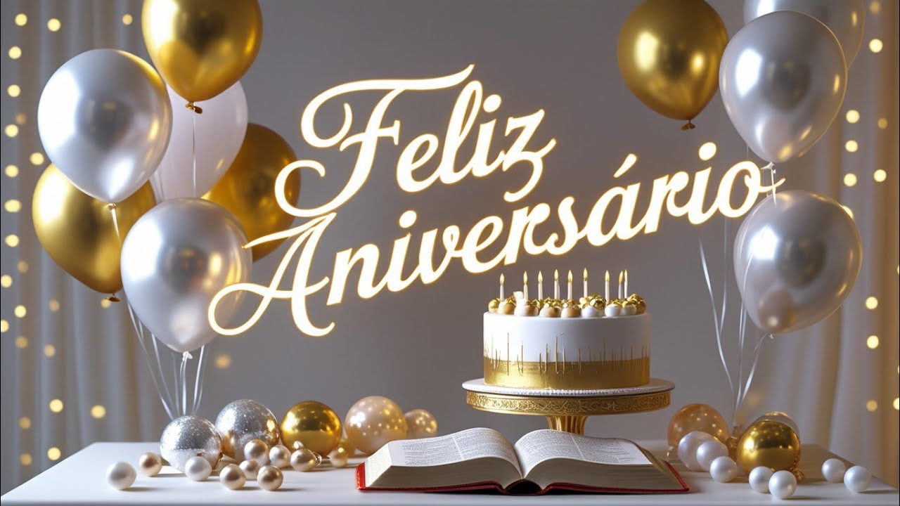 🎉 Feliz Aniversário!  Bênçãos e Música Especial pra Você 💛