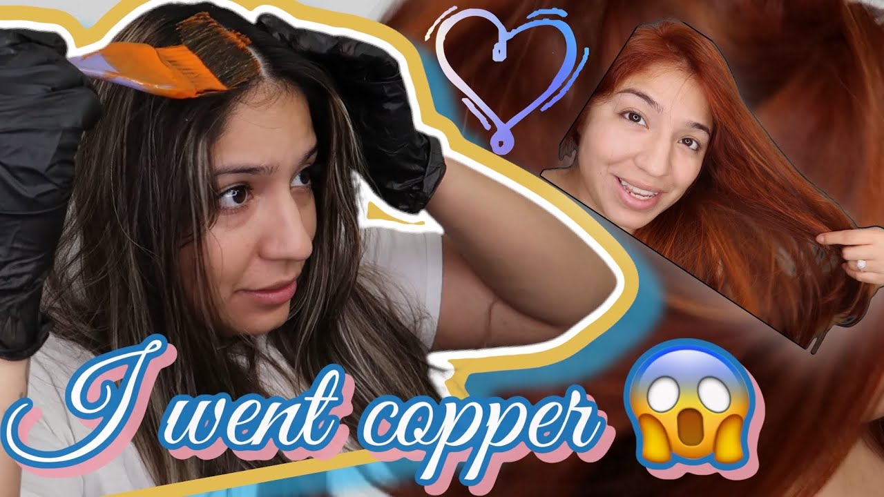 I DYED MY HAIR COPPER + LOREAL HICOLOR HIGHLIGHTS // ME PINTE EL CABELLO | MariaDelCarmenVlogs
