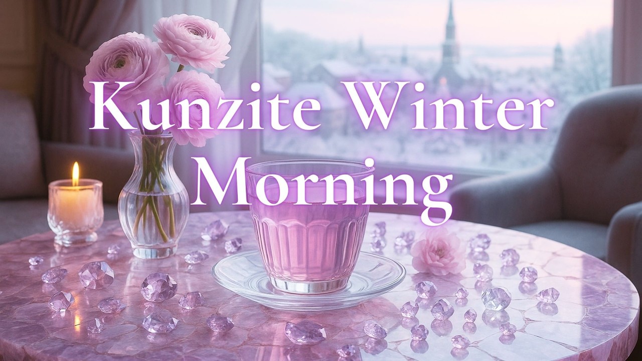 Kunzite Winter Morning 💎 Live Ambient Piano for Focus & Relaxation | Gemveil
