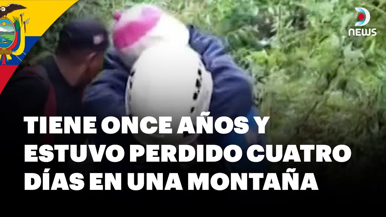 Lucas, el niño que sobrevivió al cerro Puñay en Ecuador | DNews