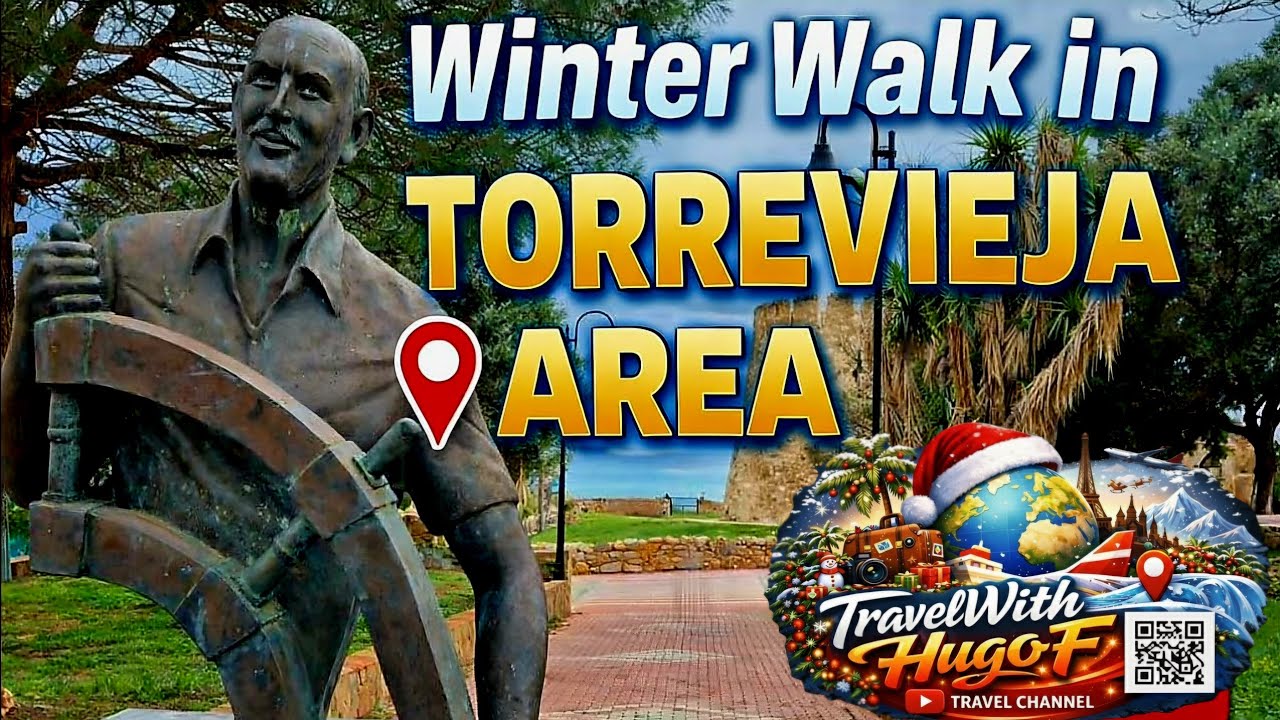 🇪🇸 Зимняя прогулка по Торревьехе @TravelwithHugoF #Torrevieja