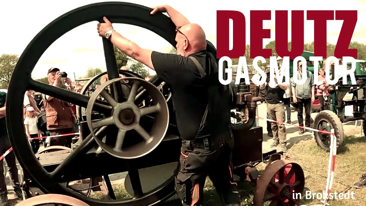 Deutz E3 1895 Gasmotor Glührohrzündung #deutz #classictractor #stationaryengine  #lanzbulldog