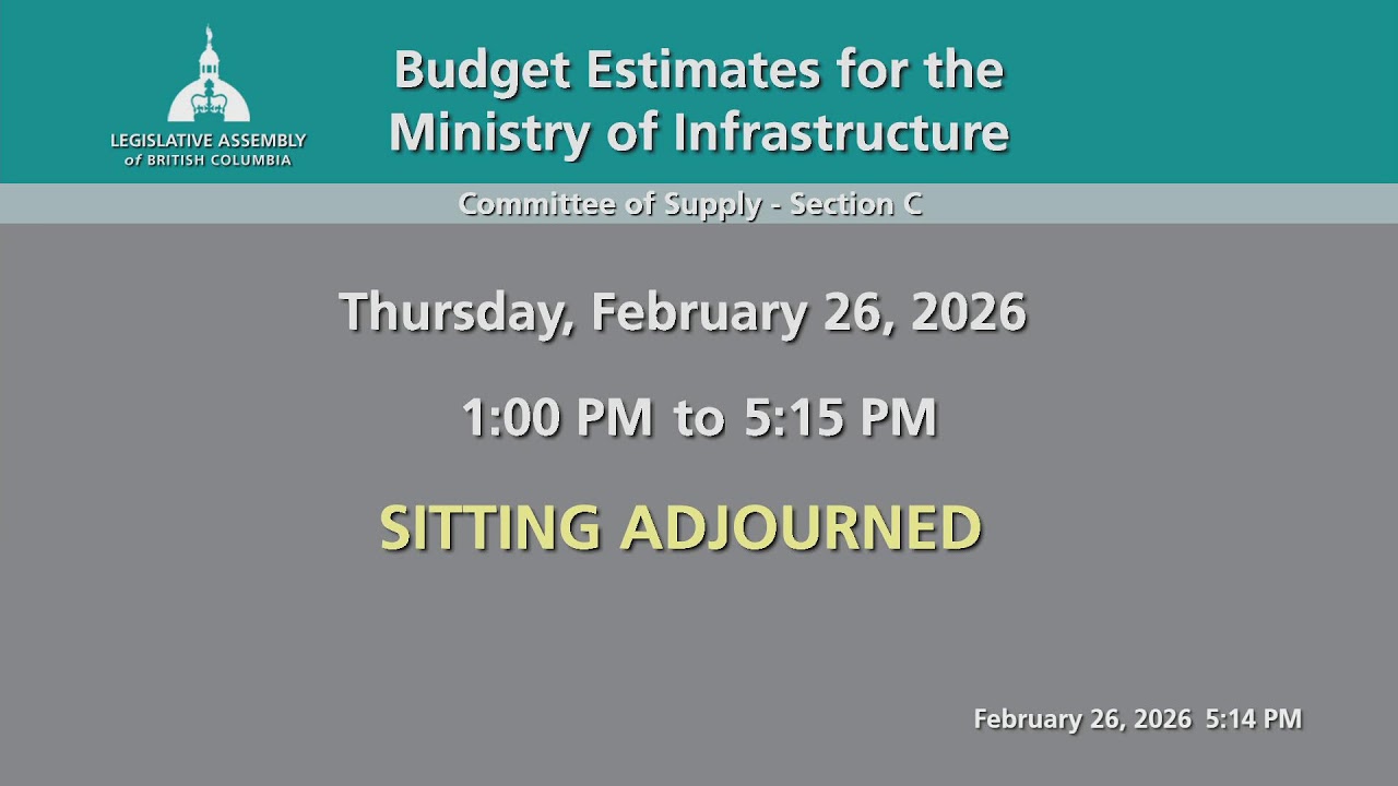 BC Legislature Live Stream - Birch Room