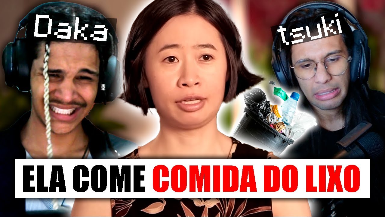 A MUQUIRANA QUE COME COMIDA DO LIXO... (Isso foi dificil de ver.)
