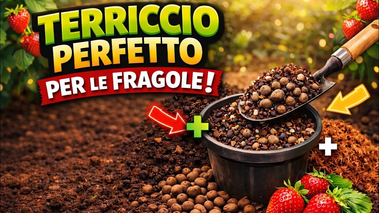 Come preparare il terriccio perfetto per le fragole 🍓 