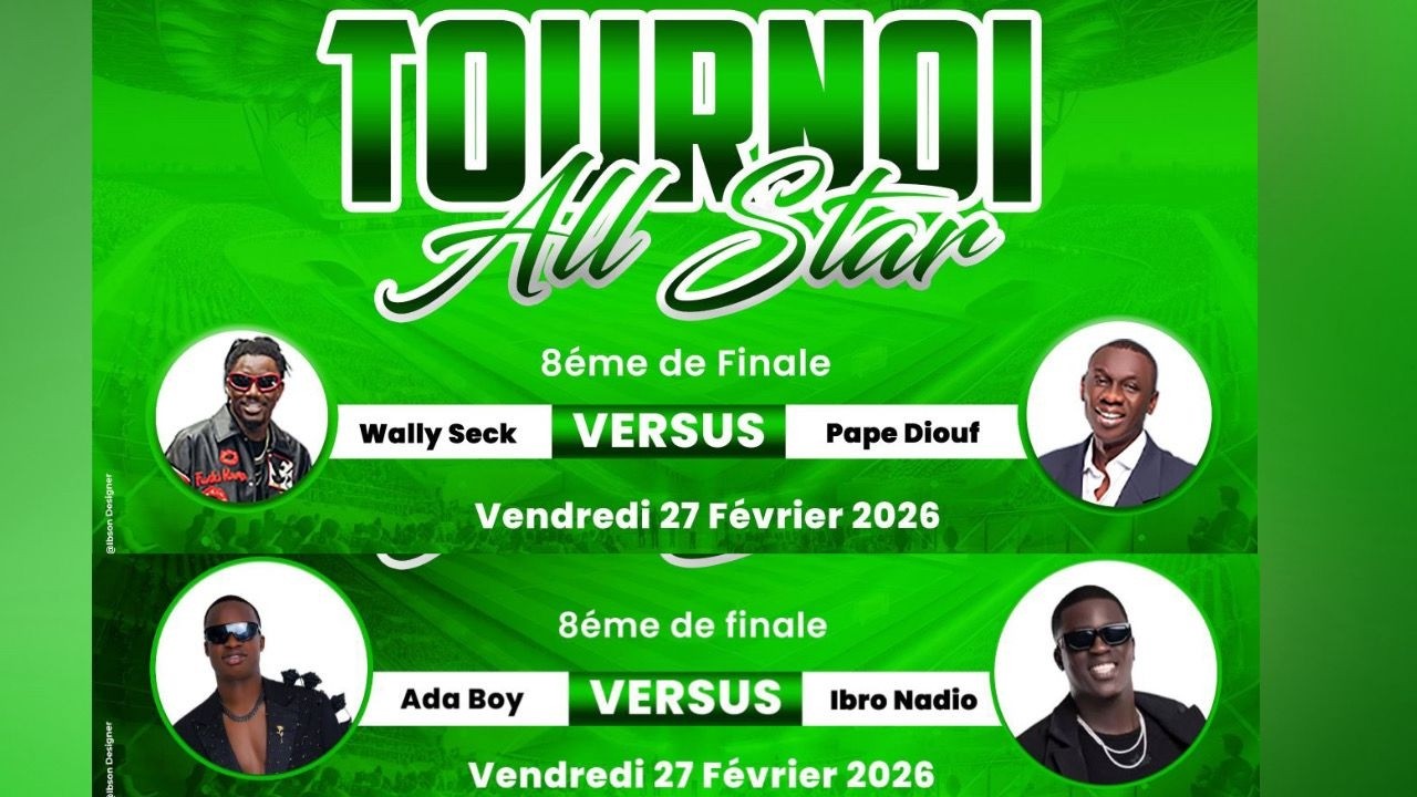 En Direct Match Tournoi All Star Wally Seck vs Pape Diouf - Ada Boy vs I bra Nadio