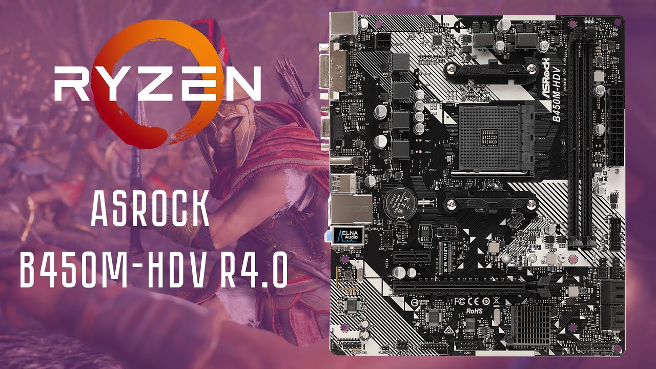Обзор ASRock B450M-HDV r4.0 | Кусок г... текстолита низкого качества!