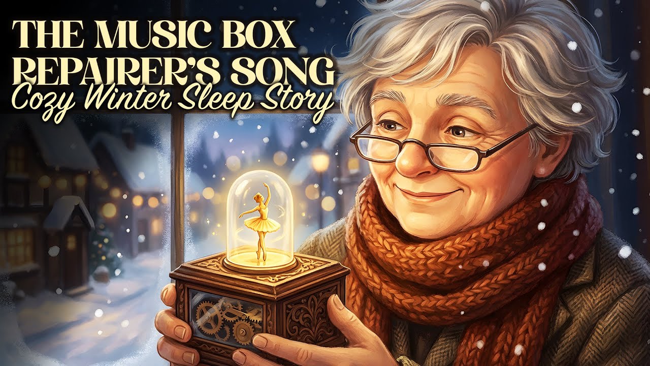 Cozy Winter Sleep Story | The Music Box Repairer's Song | A Gentle Story to Drift into Sleep