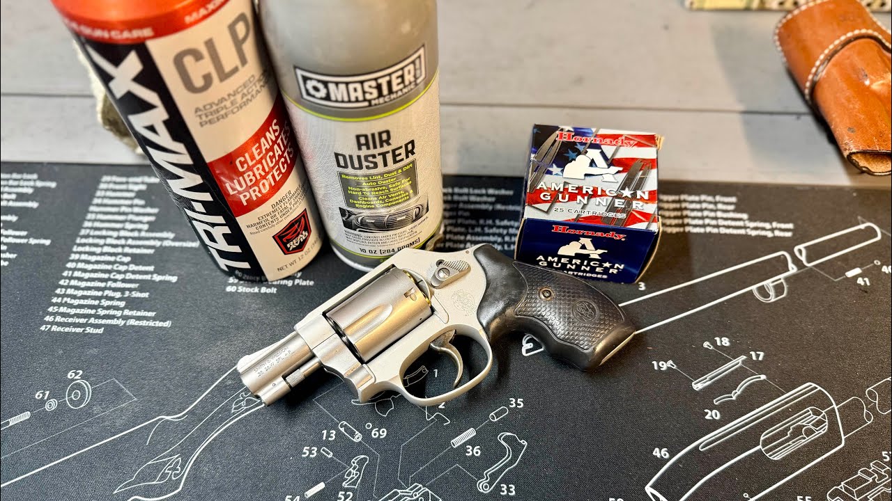 EDC Revolver Cleaning - Smith and Wesson 637 - 2 Airweight