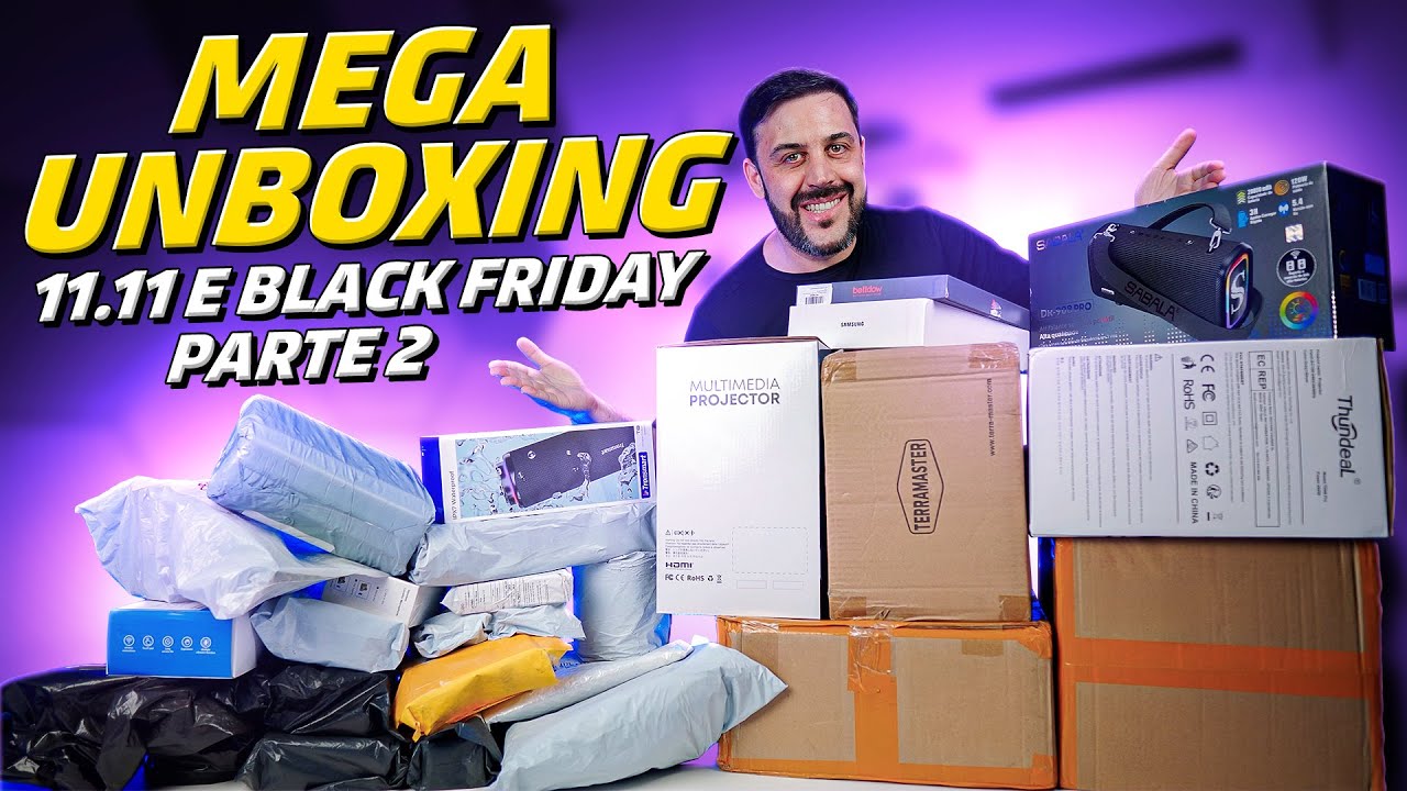 SUPER UNBOXING PARTE 2 - PRODUTOS LEGAIS PRA COMPRAR NO 11.11 e BLACK FRIDAY